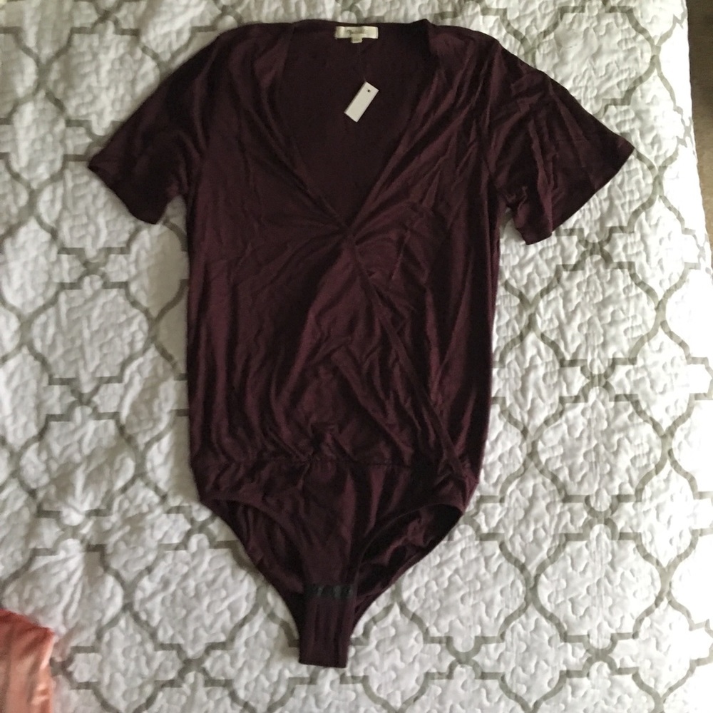 Madewell Wrap-front bodysuit